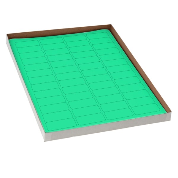 Nevs Cryo Label Laser Sheets 43x19mm for Cryovials Green LCL-34169-G - main